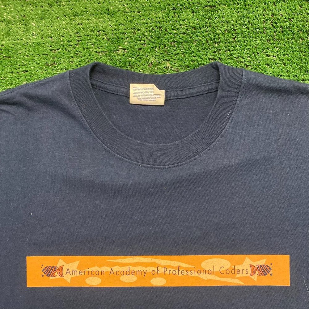 Software Coding Vintage Y2k Computer Tech T-Shirt - image 2